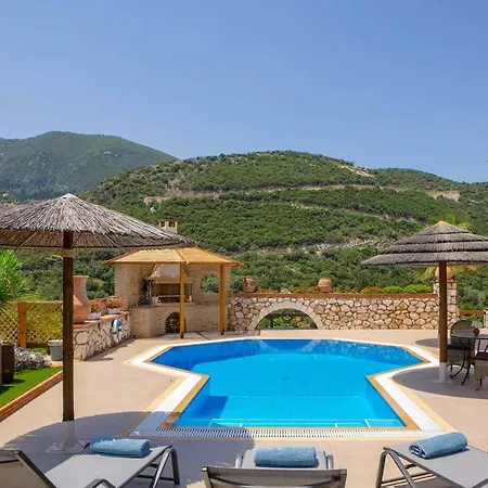 ヴィラ Rachi Sleeps 8 Pool Air Con Wifi Rachi (Lefkada)